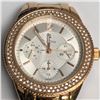 Image 1 : 29) BULOVA DIAMOND CHRONOGRAPH WATCH