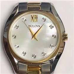 40) BULOVA 2 TONE WATCH