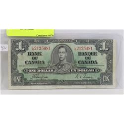 1937 CANADA $1 BILL