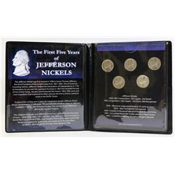 JEFFERSON NICKEL COLLECTION IN CASE