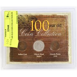 100 YEAR OLD COIN COLLECTION IN CASE