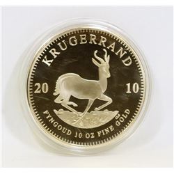 2010 KRUGERRAND 10OZ FYNGOUD 10OZ REPLICA.