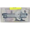 Image 1 : 1986 CANADA $5 BILL