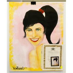 "SPLENDOR" 22 X28" OIL ON PAPER BY WILLIAM VERDULT