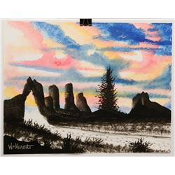 "WHERE THE PATH LEADS" 22 X 28" BY WILLIAM VERDULT