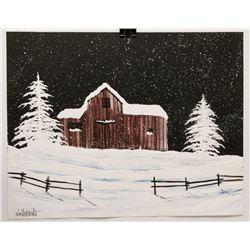 "NEW ENGLAND" 22 X 28" BY WILLIAM VERDULT