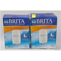 BUNDLE OF 2 BRITA FAUCET REPLACEMENT FILTERS