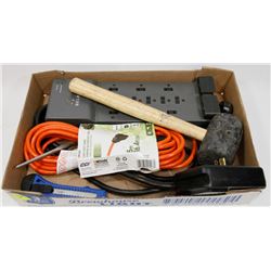 ESTATE FLAT W/ NEW EXTENSION CORD, RUBBER MALLET &