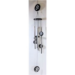 MEDIUM METAL TUBE ASIAN WIND CHIME