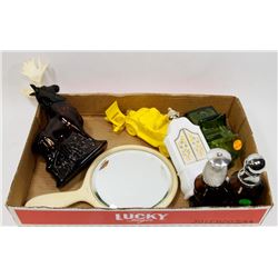 6 AVONS PERFUME/ COLOGNE COLLECTION WITH VINTAGE