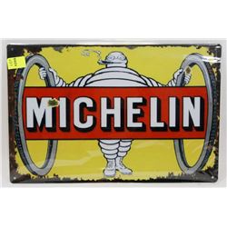 NEW 12" X 8" MICHELIN METAL SIGN