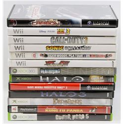 BUNDLE OF ASSORTED GAMES.