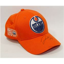 DARNELL NURSE OILERS HAT SIGNED - UNAUTHENTICATED