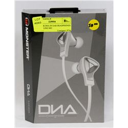 MONSTER DNA IN EAR HEADPHONES WITH IN LINE MIC