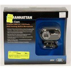 MANHATTAN MEGA CAM, HI SPEED USB 2.0,  1.3M PIXELS