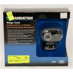 MANHATTAN MEGA CAM, HI SPEED USB 2.0,  1.3M PIXELS