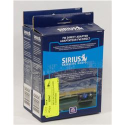 LOT OF 2 SIRIUS SATELLITE RADIO FM DIREST ADAPTERS