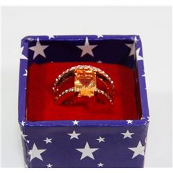 VICTORIAN INSPIRED  INFINITY WEDDING RING