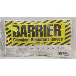 NEW BARRIER CHEMICAL RESISTANT GLOVES.