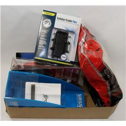 FLAT OF VARIOUS CABLES, SECURITY LOCK AND MORE