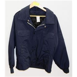 NEW SIZE M HEAVY DUTY BLUE WORK JACKET WITH ZIP OU