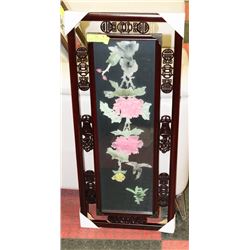 3D GLASS ORIENTAL STYLE FRAMED PICTURE