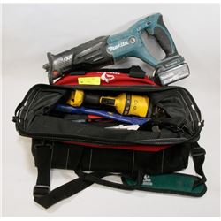 BAG OF TOOLS, NO BATTERIES OR CHARGERS