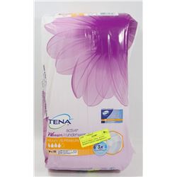 BAG OF SMALL TENA  ACTIVE WOMENS HEAVY ABSORBENCY