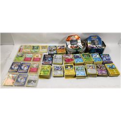 LARGE FLAT OF POKÉMON CARDS