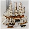 Image 1 : SET OF 3 VINTAGE SHIPS