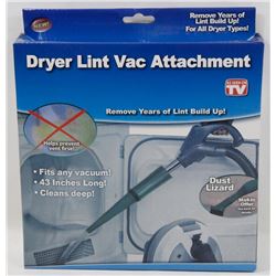 NEW DRYER LINT VAC ATTACHMENT