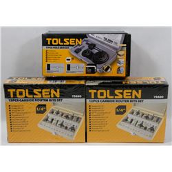 SET OF 2 TOLSEN ROUTER BITS