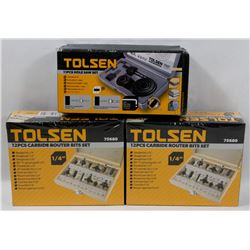 SET OF 2 TOLSEN ROUTER BITS