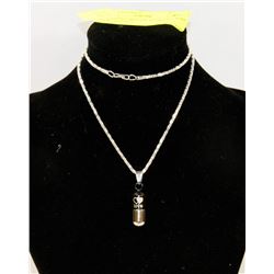 NEW LOVE CAPSULE PENDANT AND NECKLACE SET