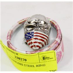 HEAVY STAINLESS STEEL RING MENS