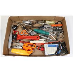 FLAT OF ASSORTED  TOOLS