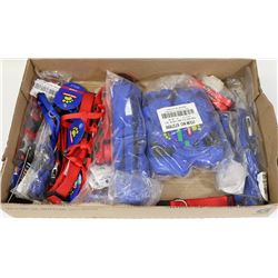 FLAT OF DOG LEASHES AND COLLARS