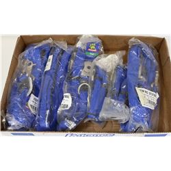 FLAT OF DOG LEASHES AND COLLARS