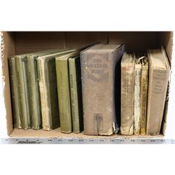 ANTIQUE BOOKS LOT