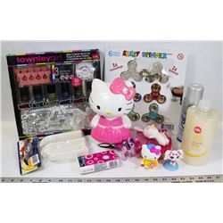 BOX OF GIRL ITEMS