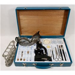 FLAT W/MICROSCOPE KIT IN CASE, TEST-TUBE