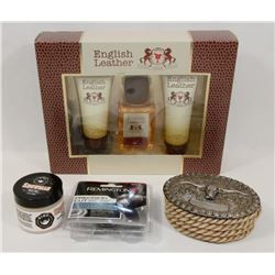 NEW MENS FLAT ENGLISH LEATHER