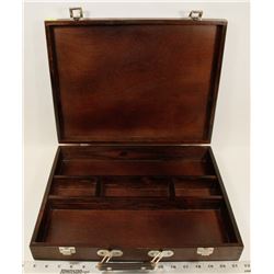 ARTIST'S LOFT WOOD ARTISTRY STORAGE BOX -