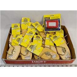 FLAT OF HOOKS SOLD WITH A LUGGAGE STRAP