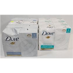 LARGE BUNDLE OF ASSORTED DOVE BAR SOAP