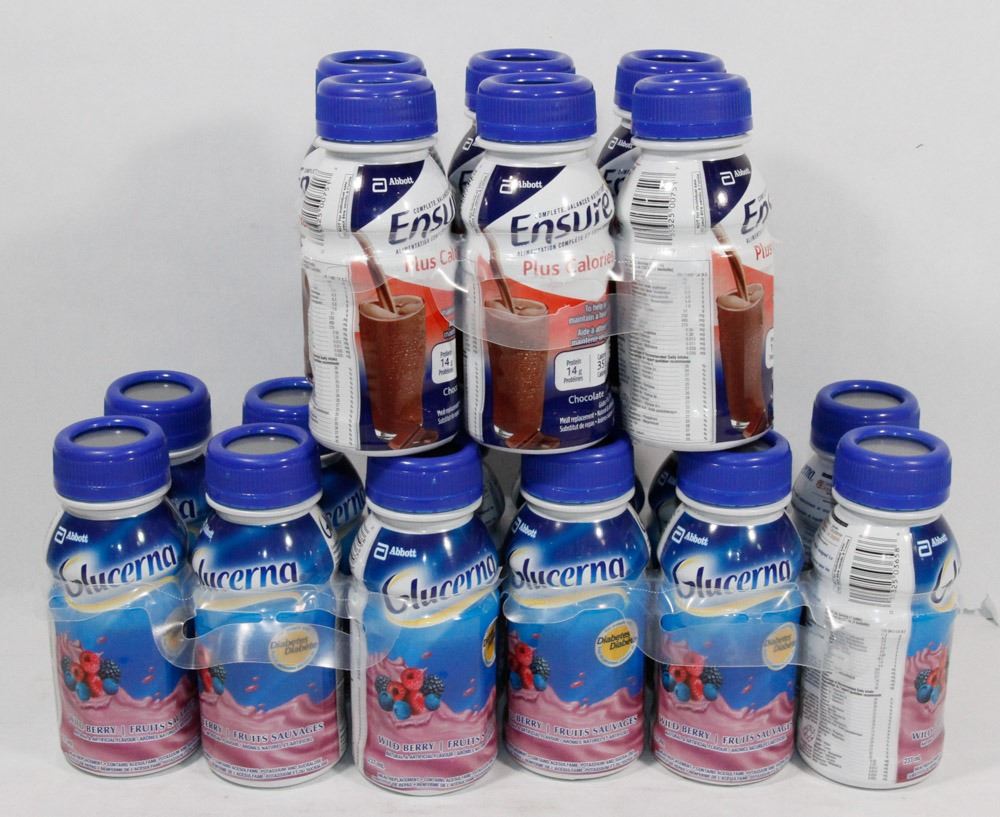 18 ASSORTED BOTTLES OF MEAL REPLACEMENT DRINKS