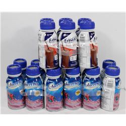 18 ASSORTED BOTTLES OF MEAL REPLACEMENT DRINKS