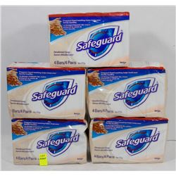 20 BARS OF SAFEGUARD DEODORANT SOAP