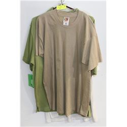 LOT OF 3 NEW SIZE MED MENS SHIRTS, T-SHIRTS,