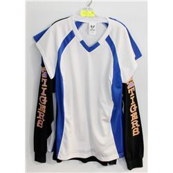 LOT OF 3 SIZE L-XL WOMANS SHORT/LONG SLEEVE SHIRTS